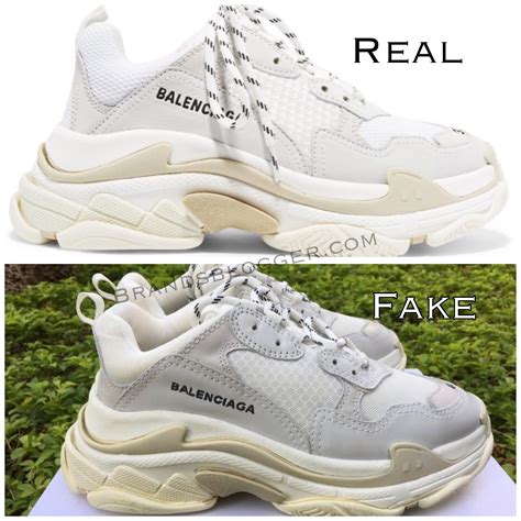 balenciaga shoes triple s white how to spot fake|balenciaga knockoff shoes.